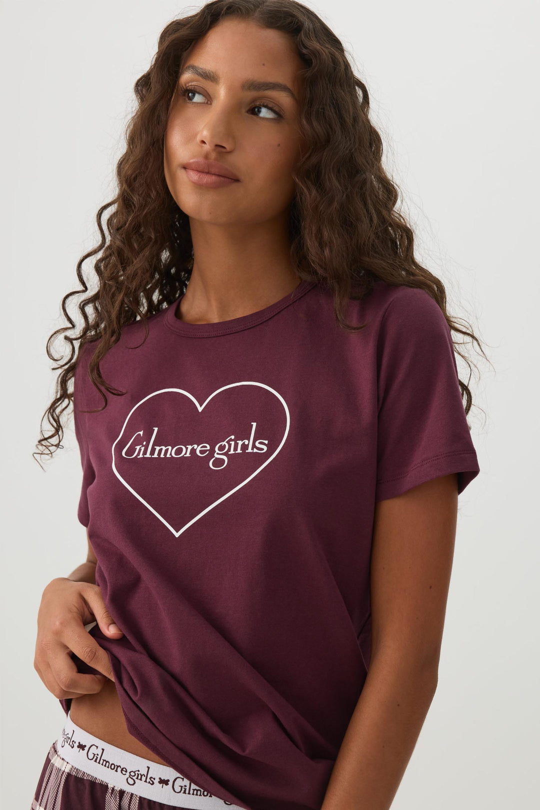 Gilmore Girls Plaid PJ Set