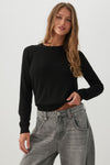 Cashmere Blend Crew Neck Sweater