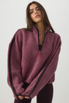 Manteau à glissière 3/4 en sherpa camactive™ 