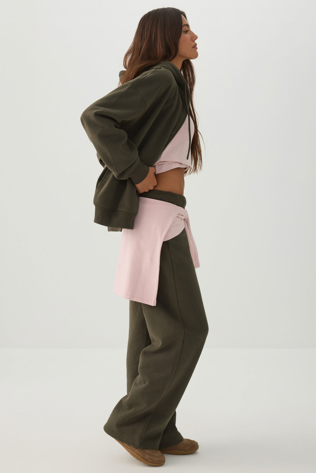 Veste ample à capuchon Molleton MADESOFT™
