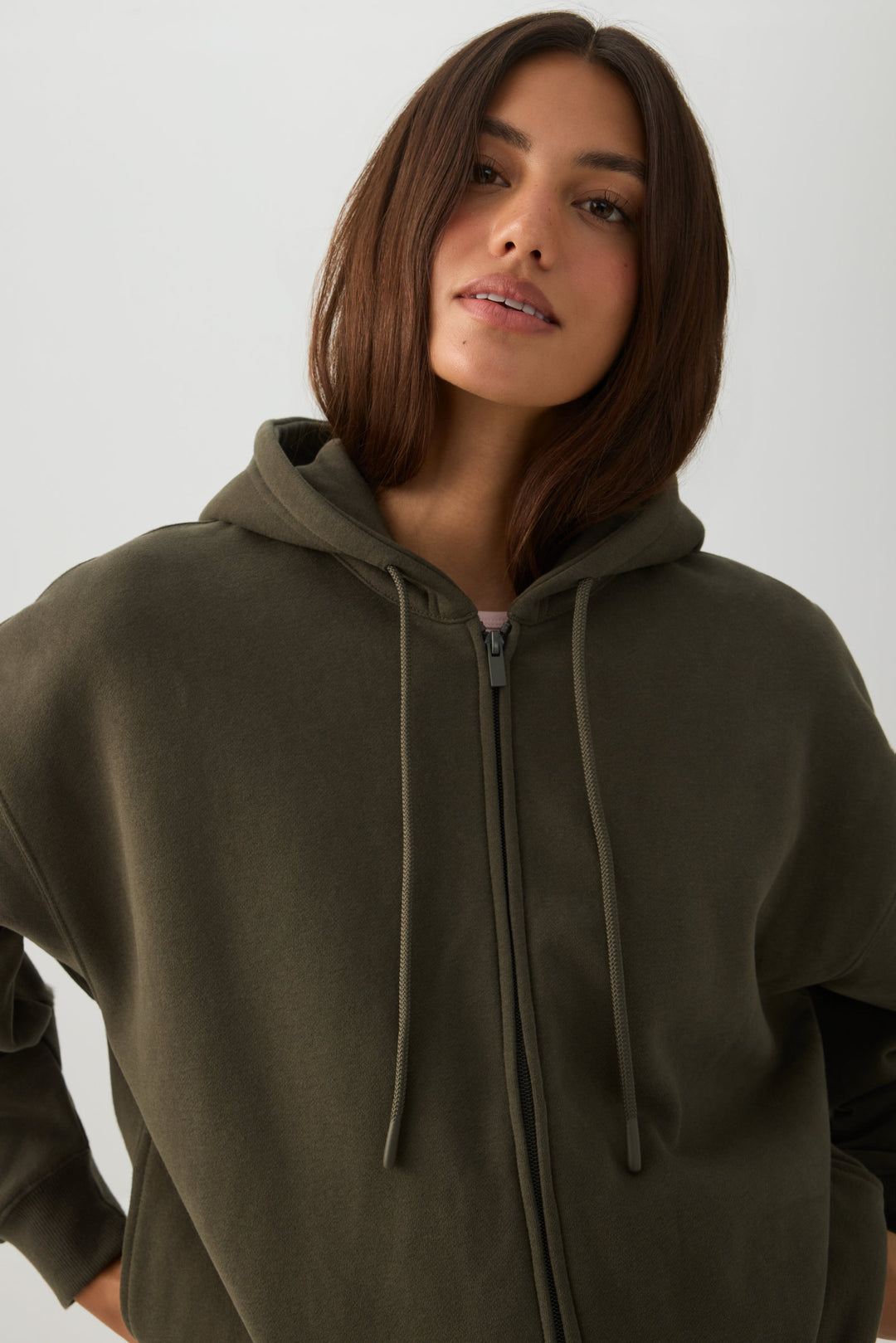 Veste ample à capuchon Molleton MADESOFT™