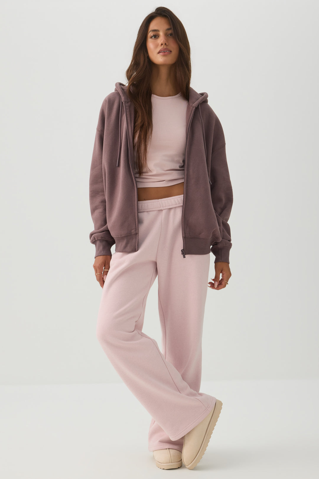 MADESOFT™ Fleece Oversized Zip Up Hoodie