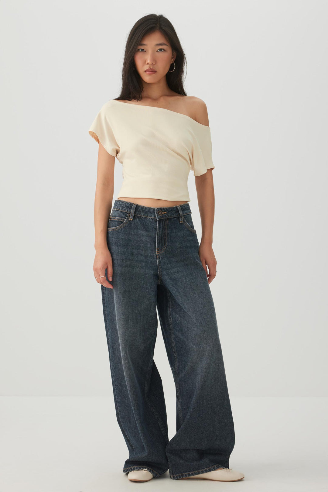 Asymmetric Cropped Top