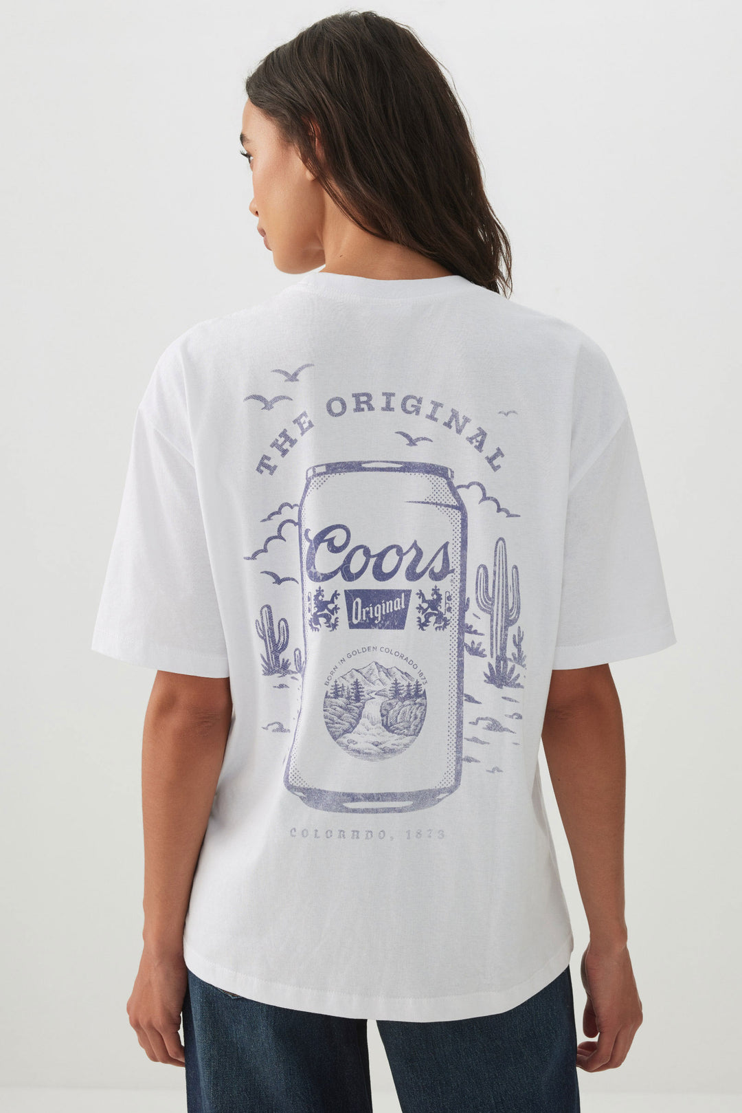 T-shirt graphique Coors Original ample sous licence