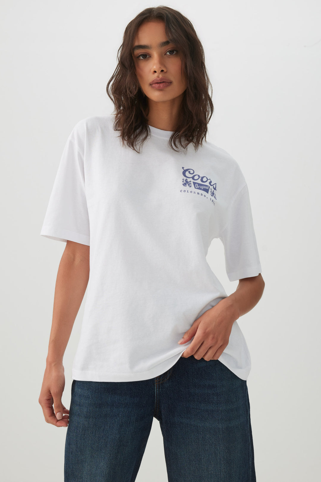 T-shirt graphique Coors Original ample sous licence