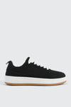Faux Suede Platform Sneakers