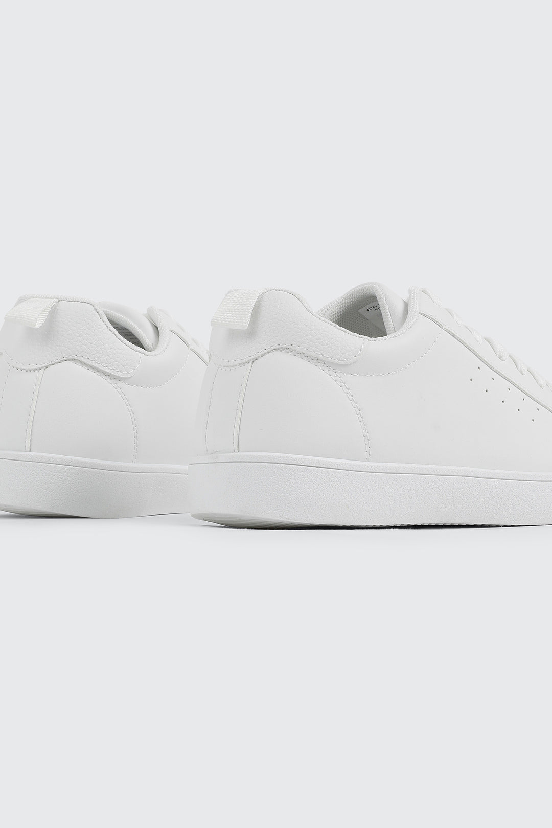 White Lace Up Sneakers