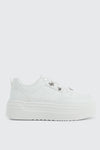 Thick Sole Court Sneakers with Charms