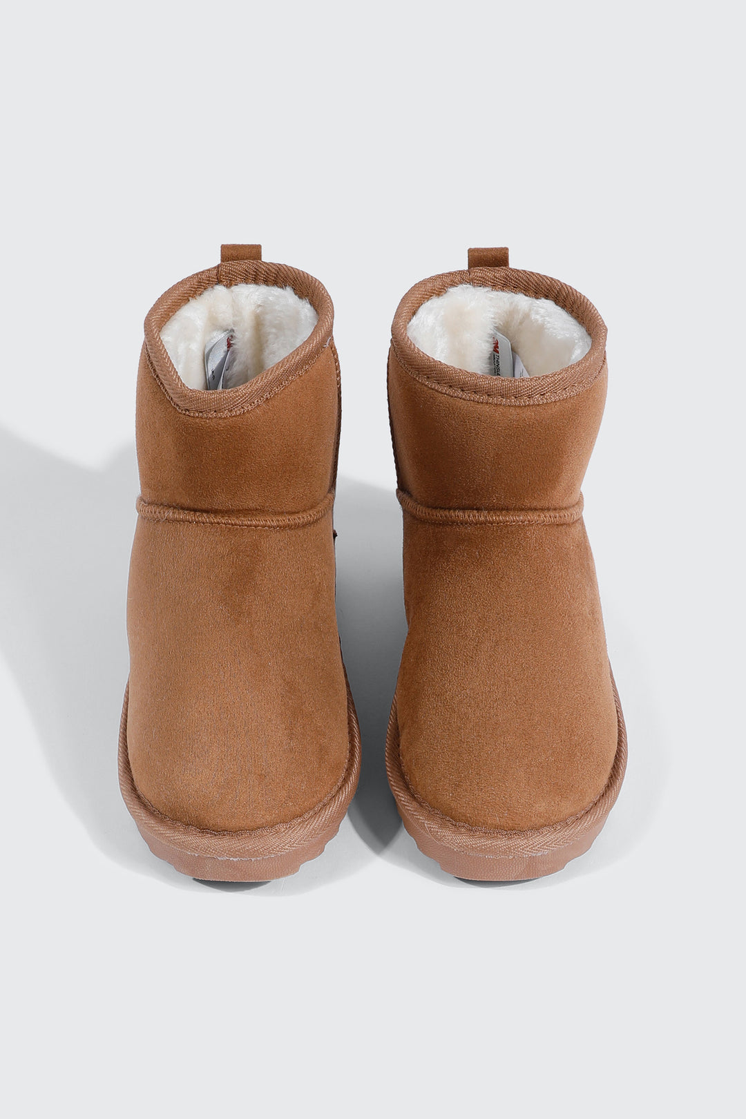 Faux Sheepskin Ankle Boots