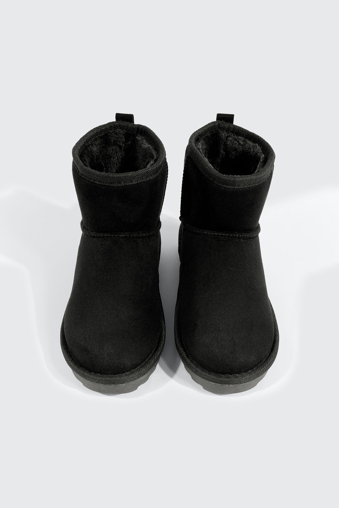 Faux Sheepskin Ankle Boots