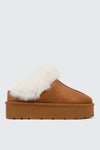 Faux Sheepskin Mules