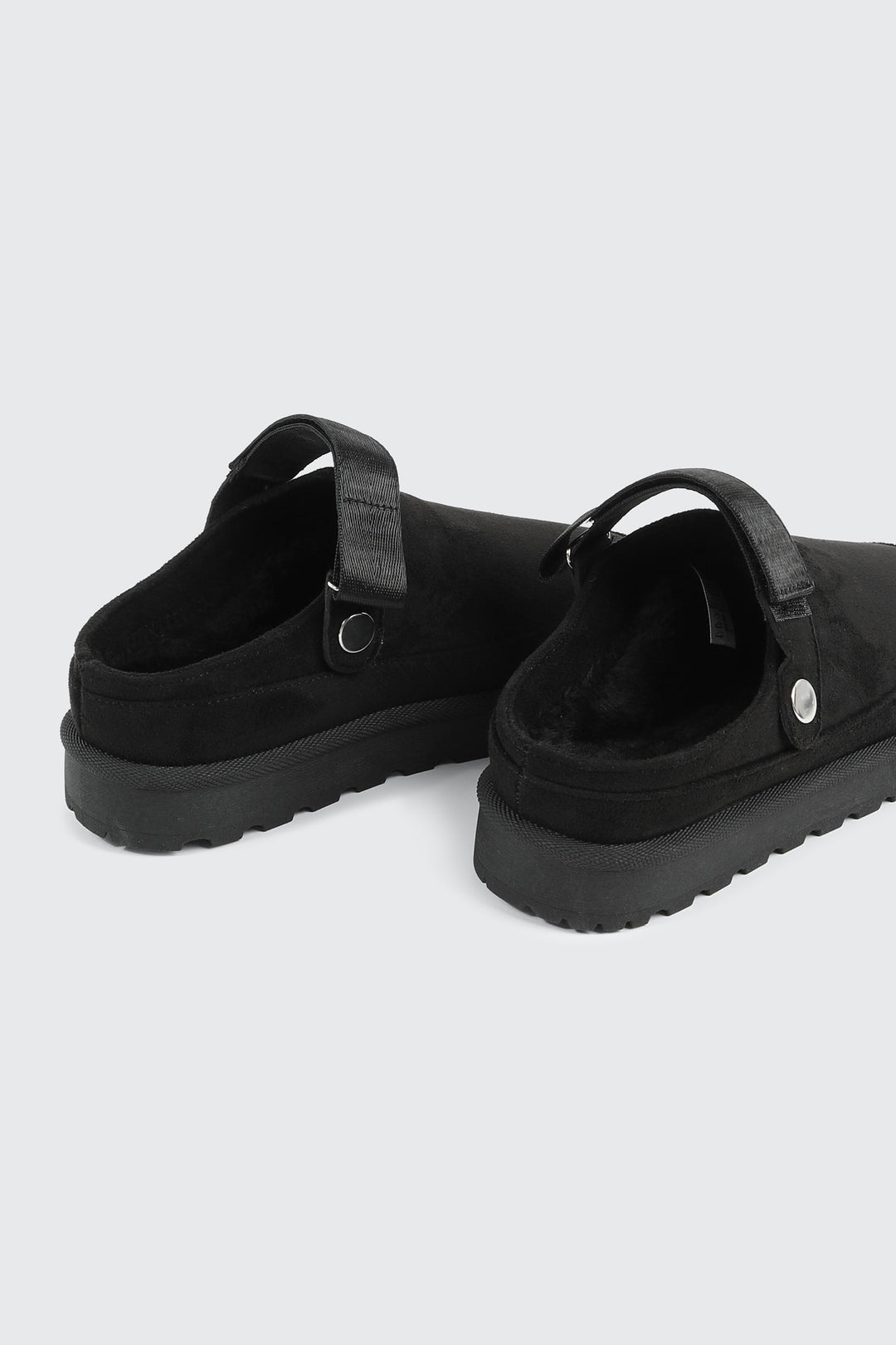 Faux Sheepskin Mules