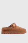 Faux Sheepskin Mules