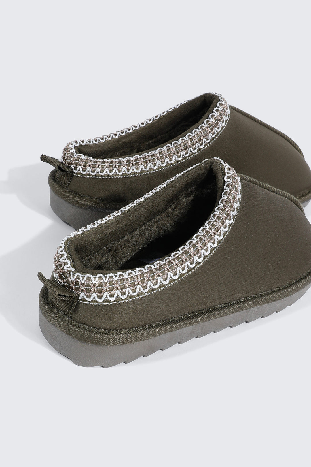 Faux Sheepskin Clogs