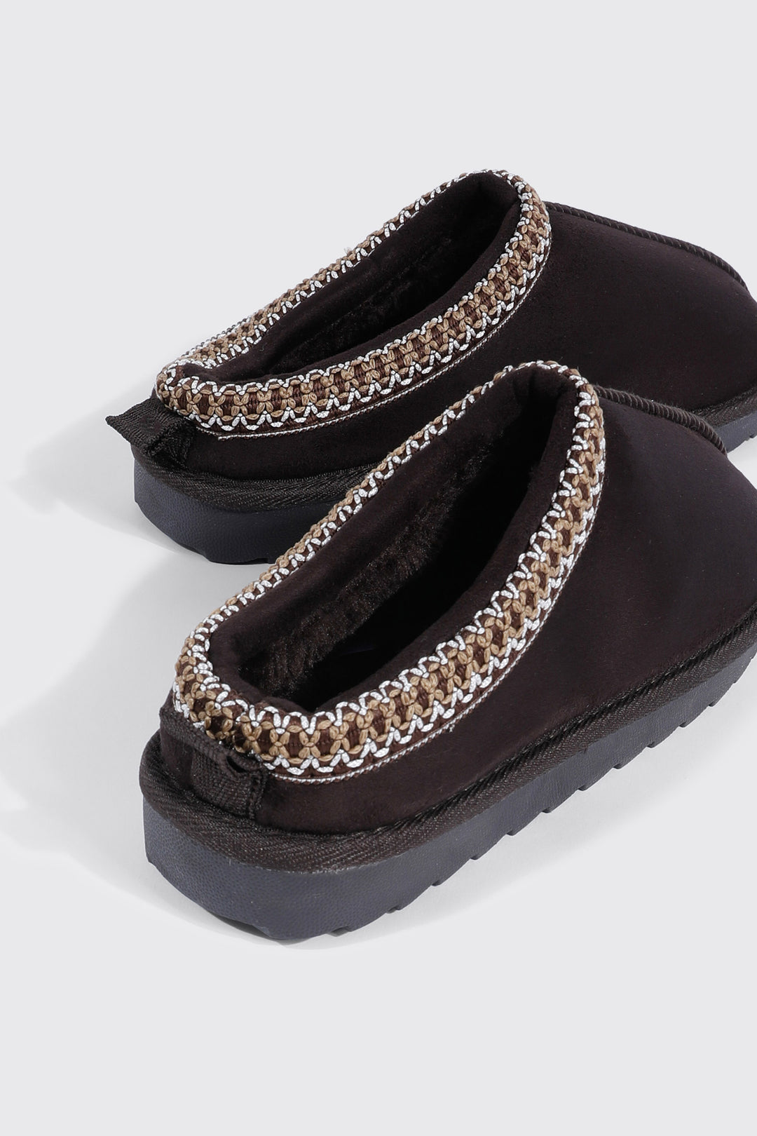 Faux Sheepskin Clogs