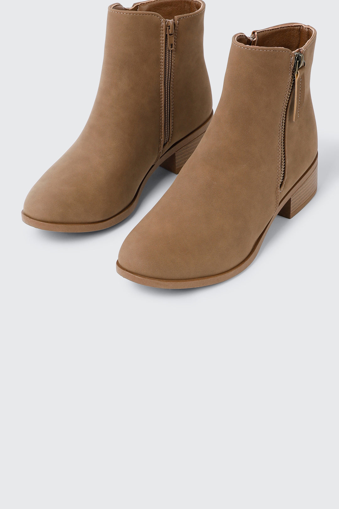 Ankle Boots with Zip Detail