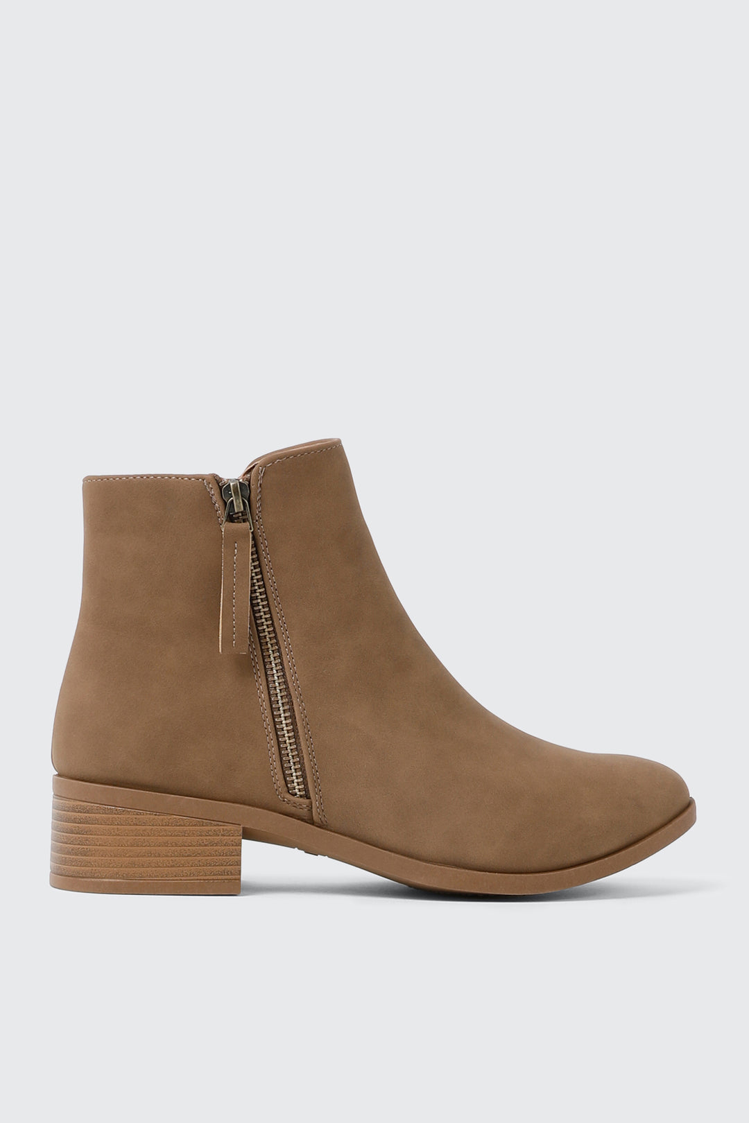 Ankle Boots with Zip Detail