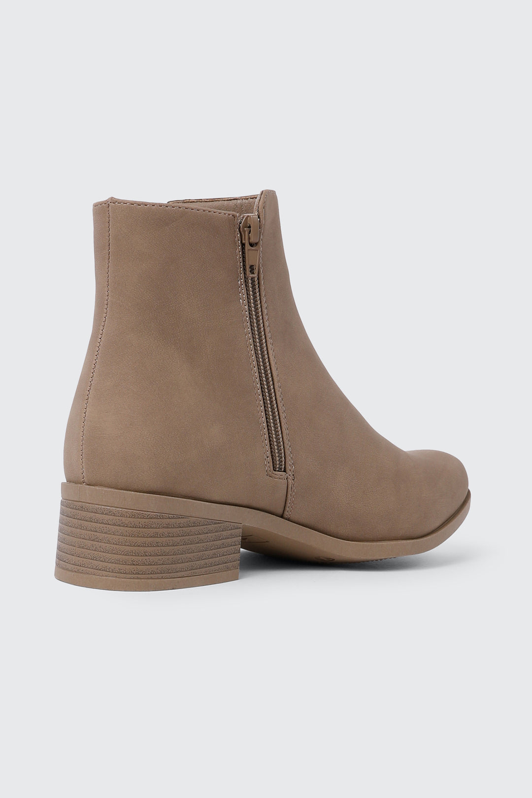 Ankle Boots with Zip Detail