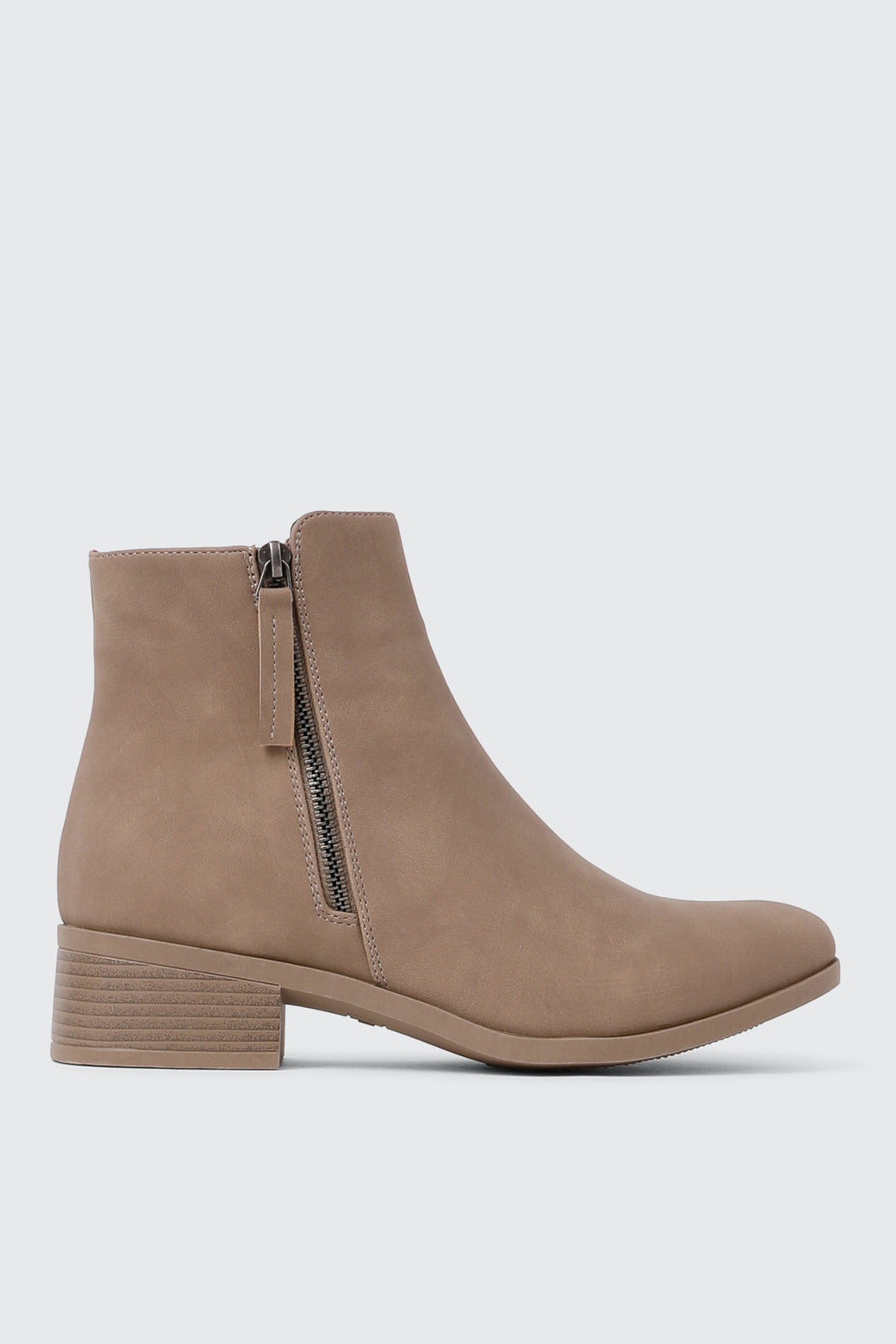 Ankle Boots with Zip Detail