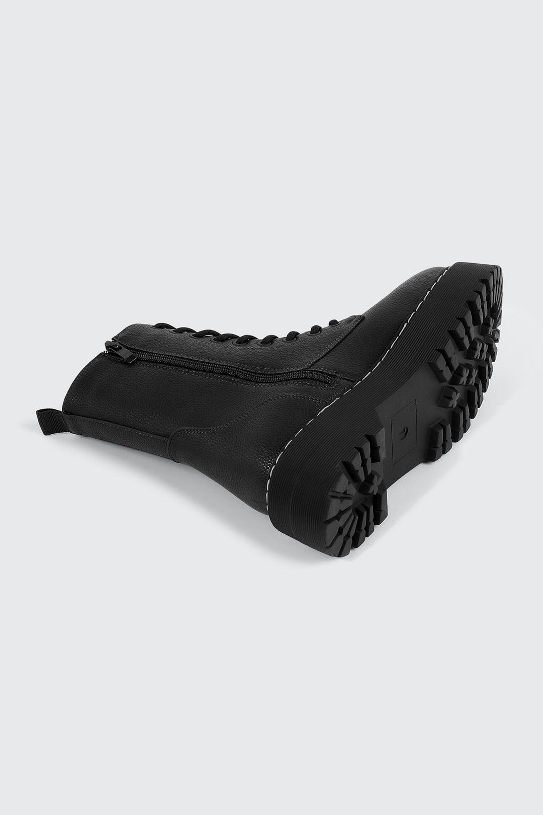 Chunky Lace Up Ankle Boots