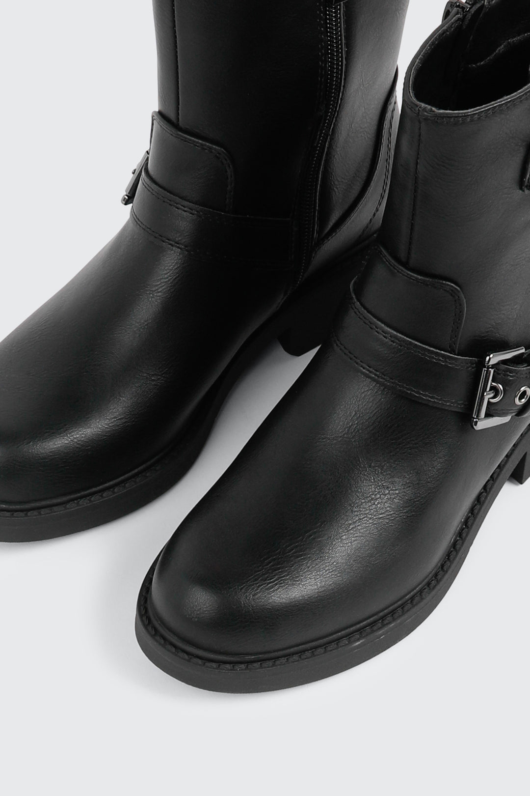 Round Toe Ankle Boots
