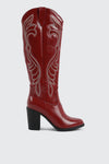 Bottes de cowboy rouges
