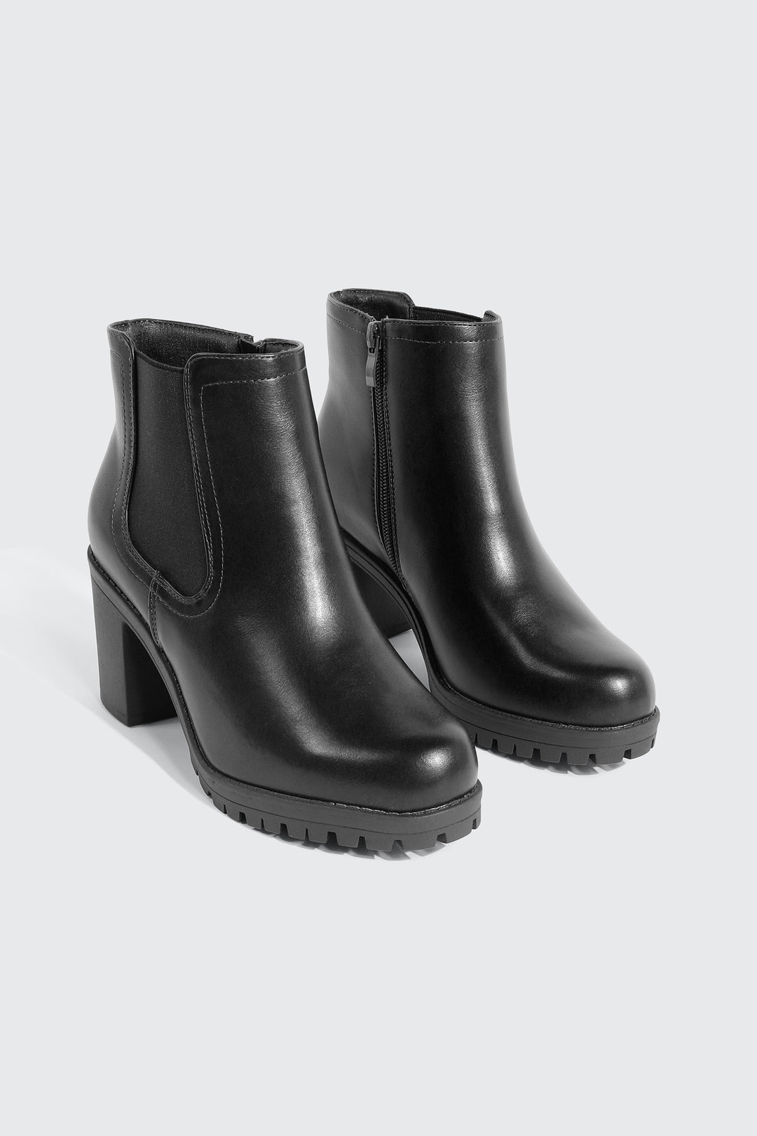 Square Toe Ankle Boots