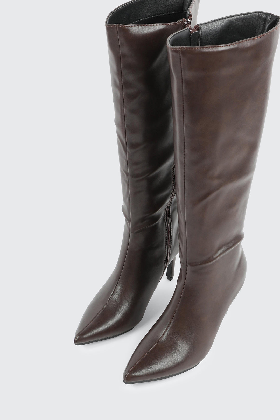 Pointed Toe Knee High Boots