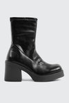 Block Mid Calf Boots