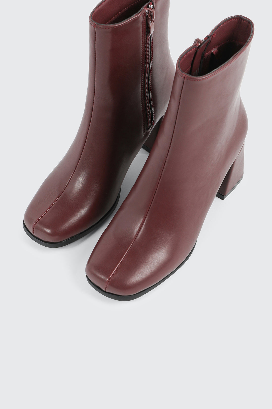 Square Toe Ankle Boots
