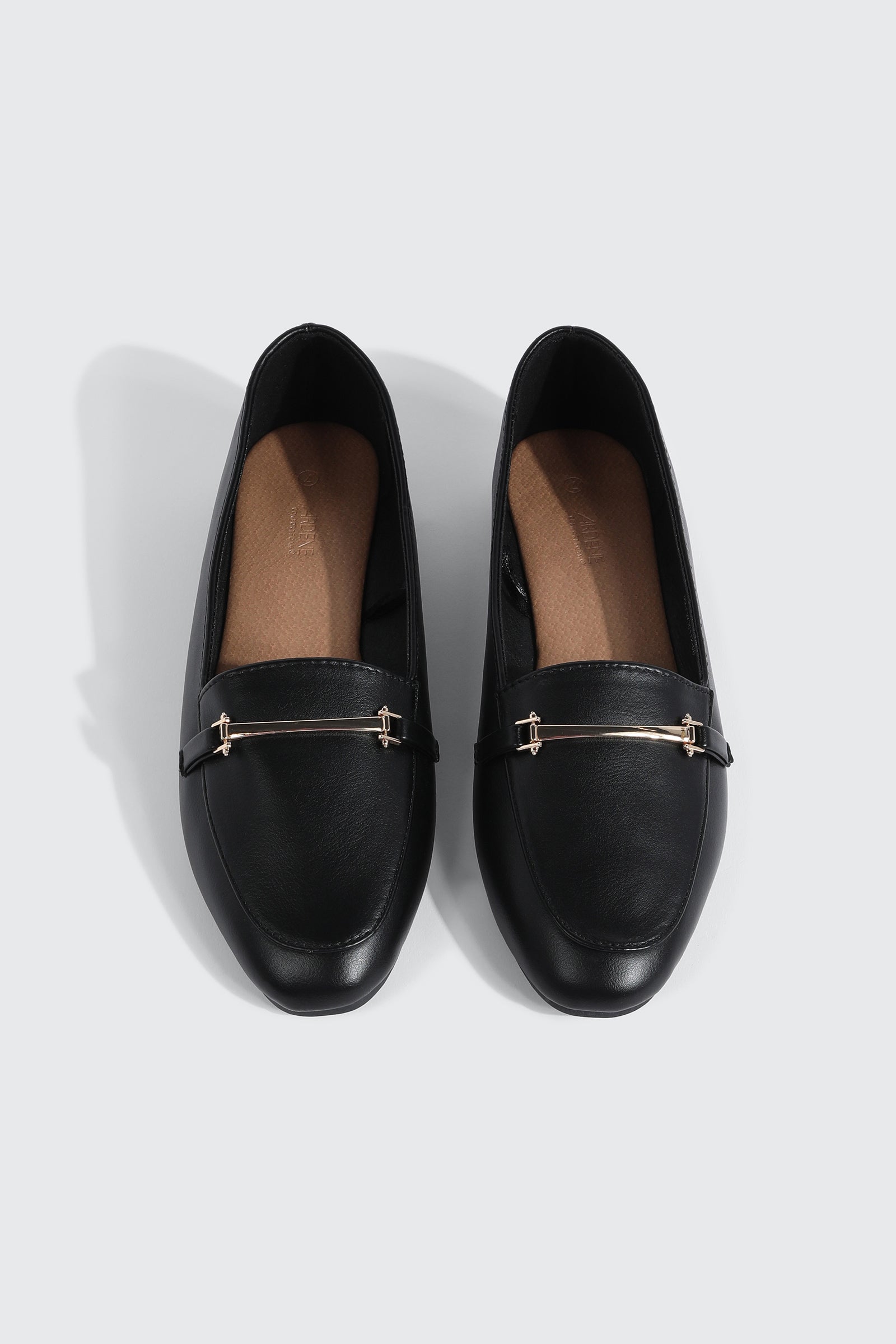 Faux Leather Square Toe Loafers | Ardene