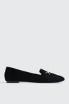 Faux Suede Pointy Toe Flats
