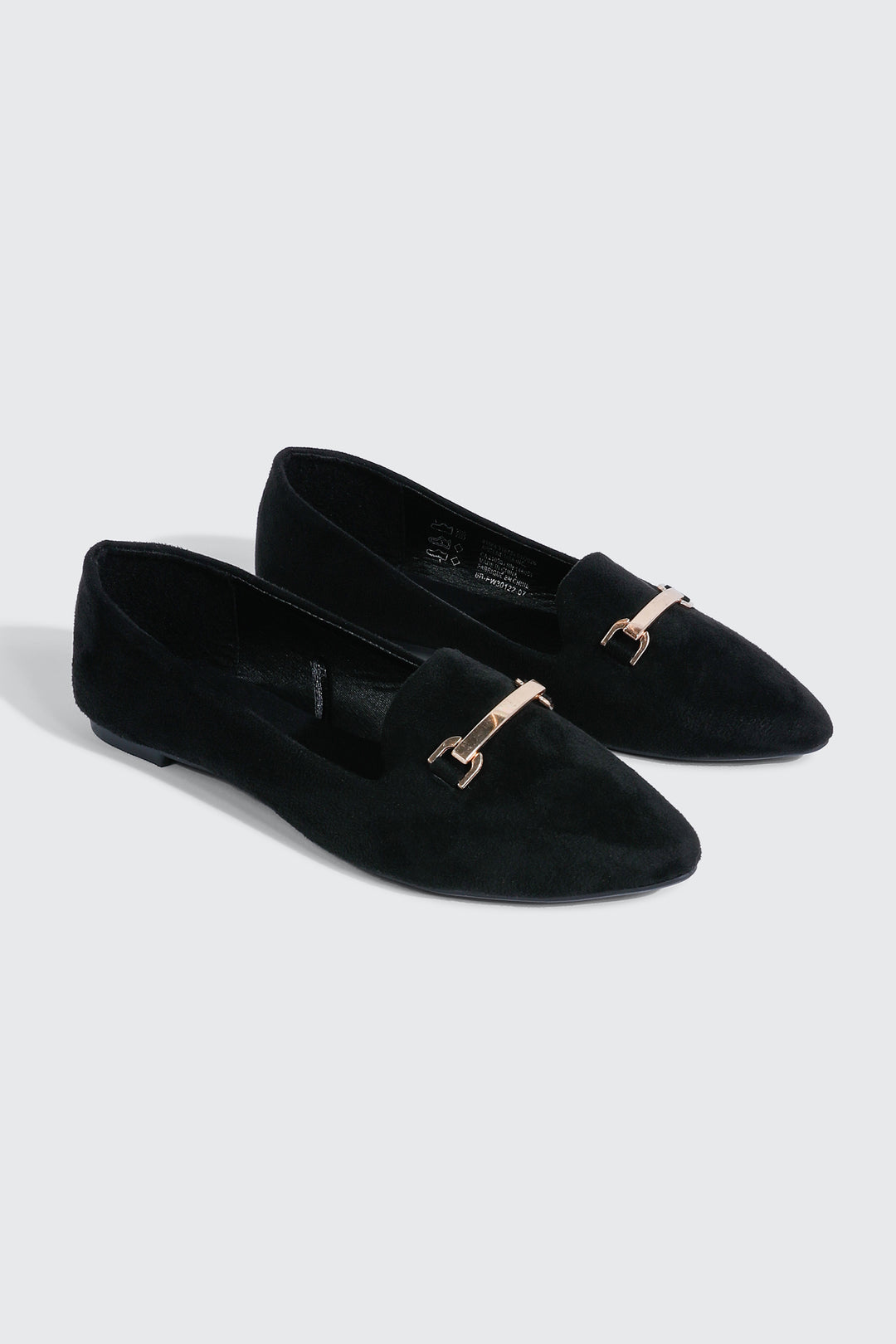 Faux Suede Pointy Toe Flats