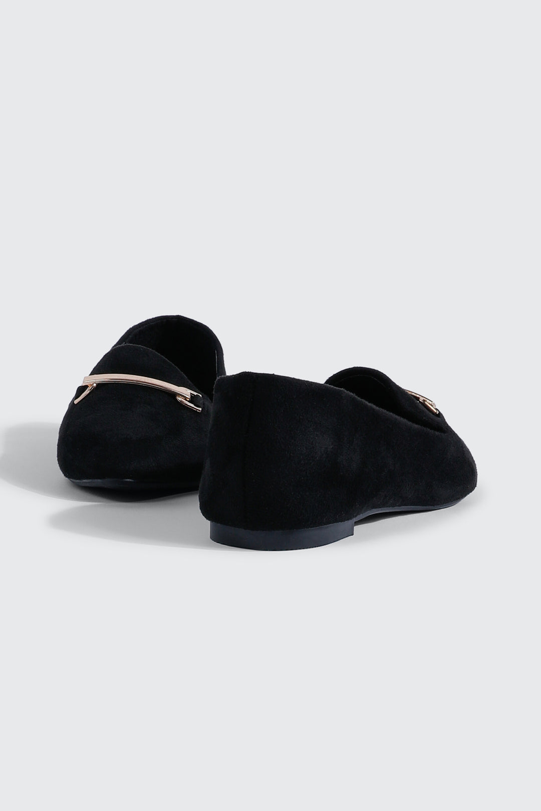 Faux Suede Pointy Toe Flats