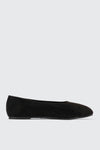 Faux Suede Ballet Flats