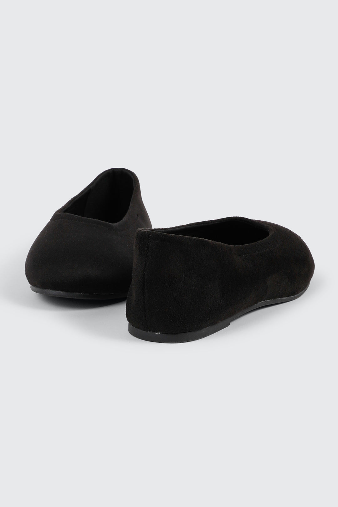 Faux Suede Ballet Flats
