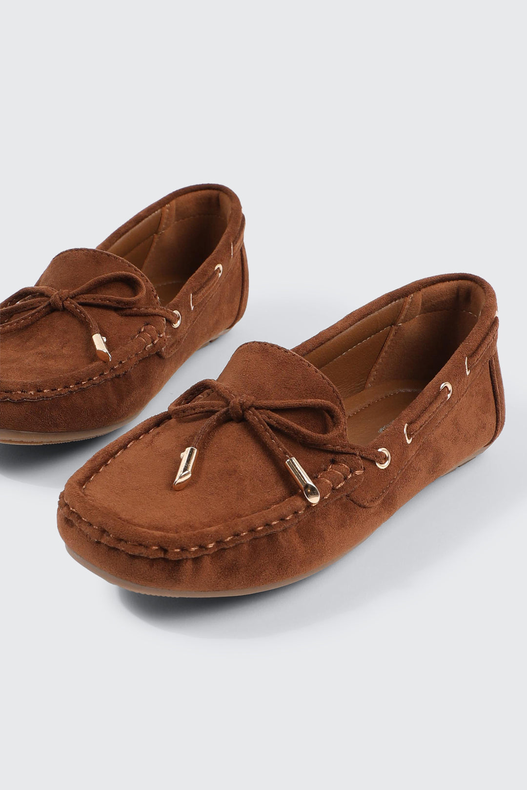Round Toe Mocassins