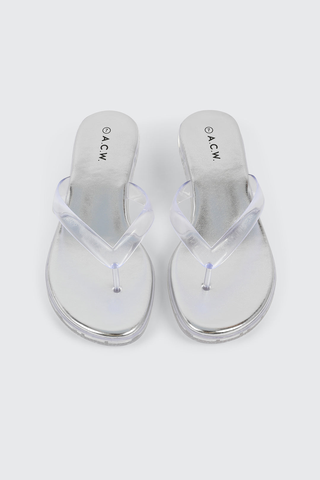Clear Mule Kitten Heels