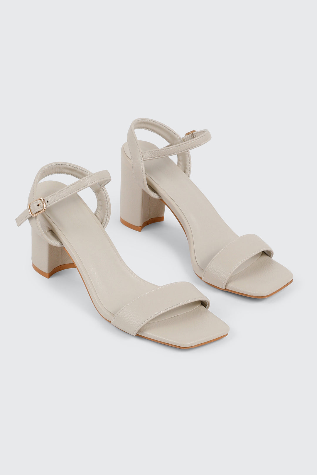 Square Toe Heel Sandals