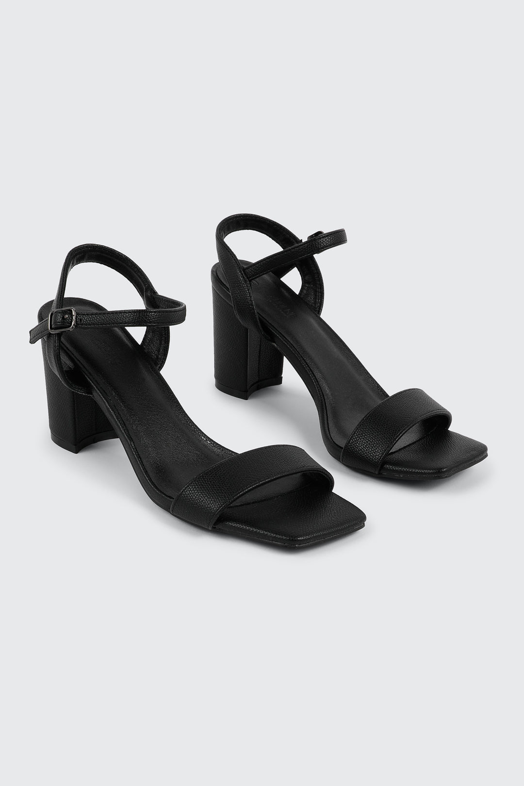 Square Toe Heel Sandals