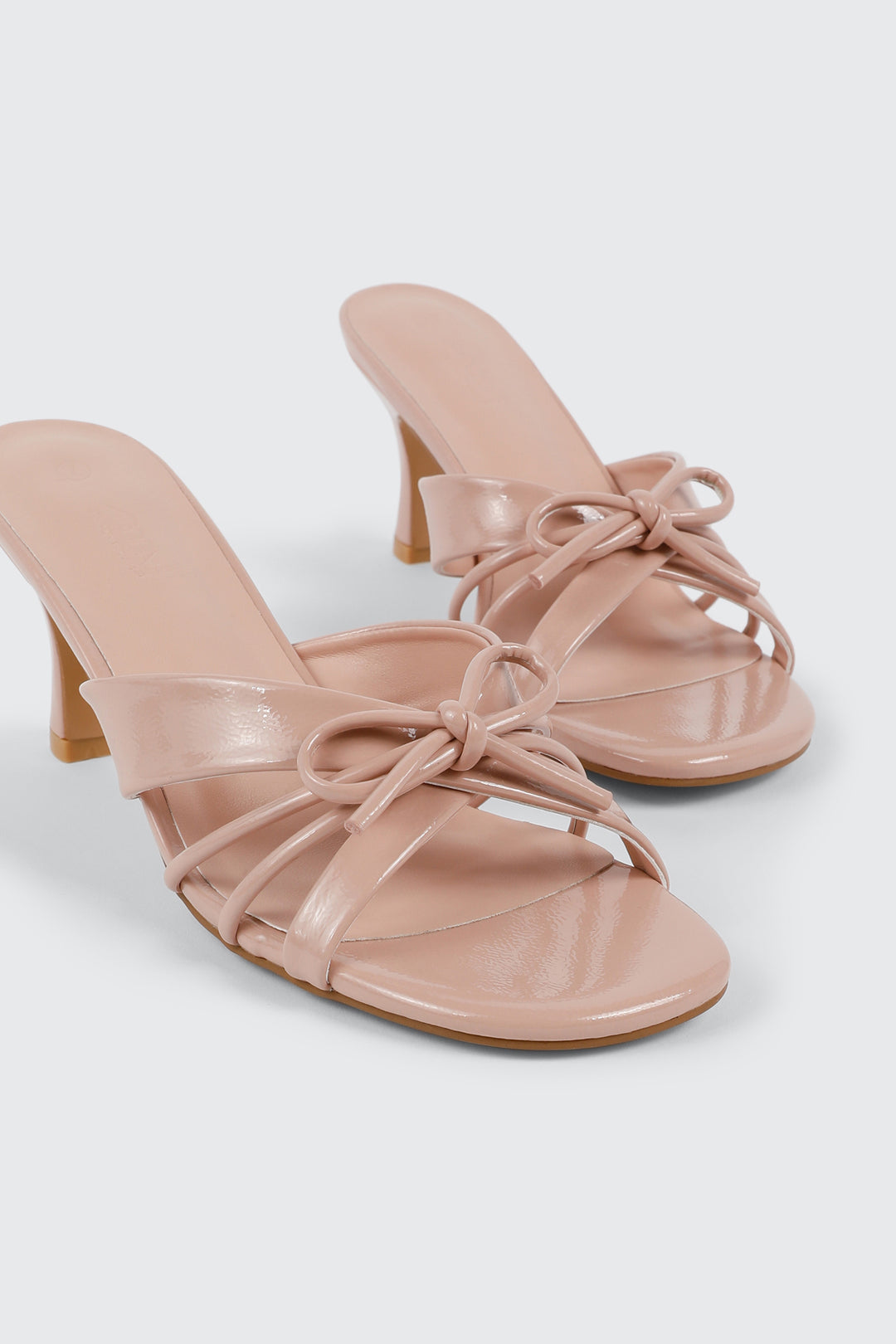 Bow Kitten Heel Sandals