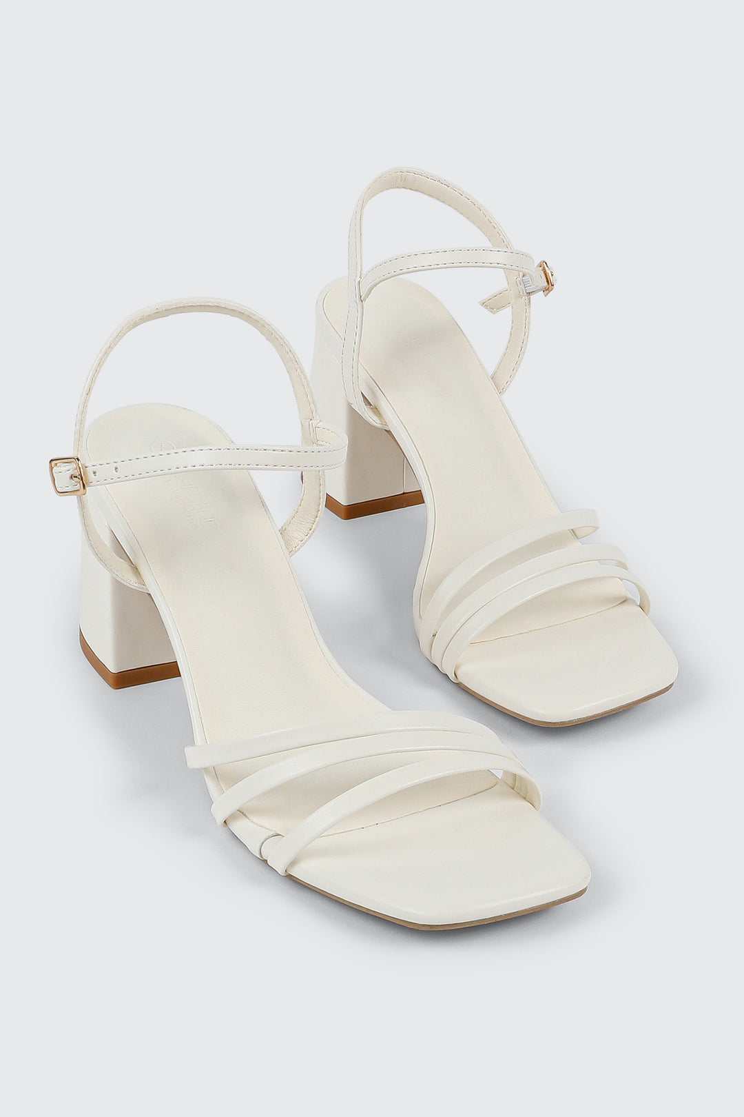 Square Toe Block Heel Sandals