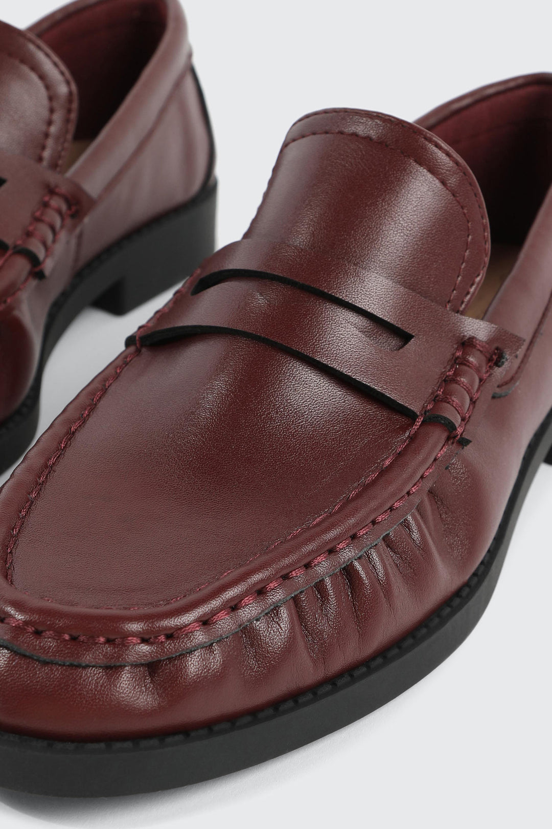 Ruched Loafers