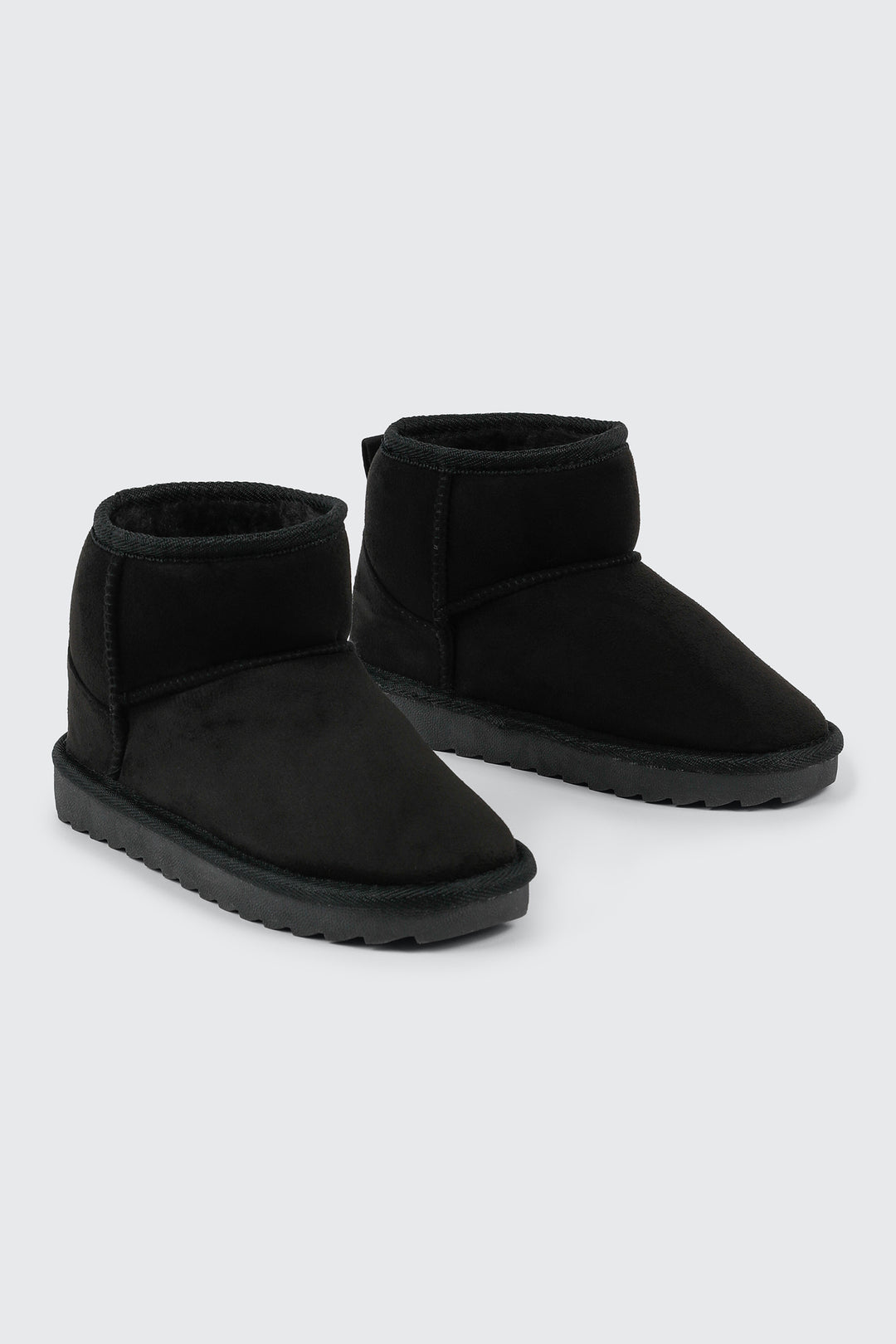 Faux Suede Ankle Boots