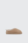 Faux Suede Slip On Mules
