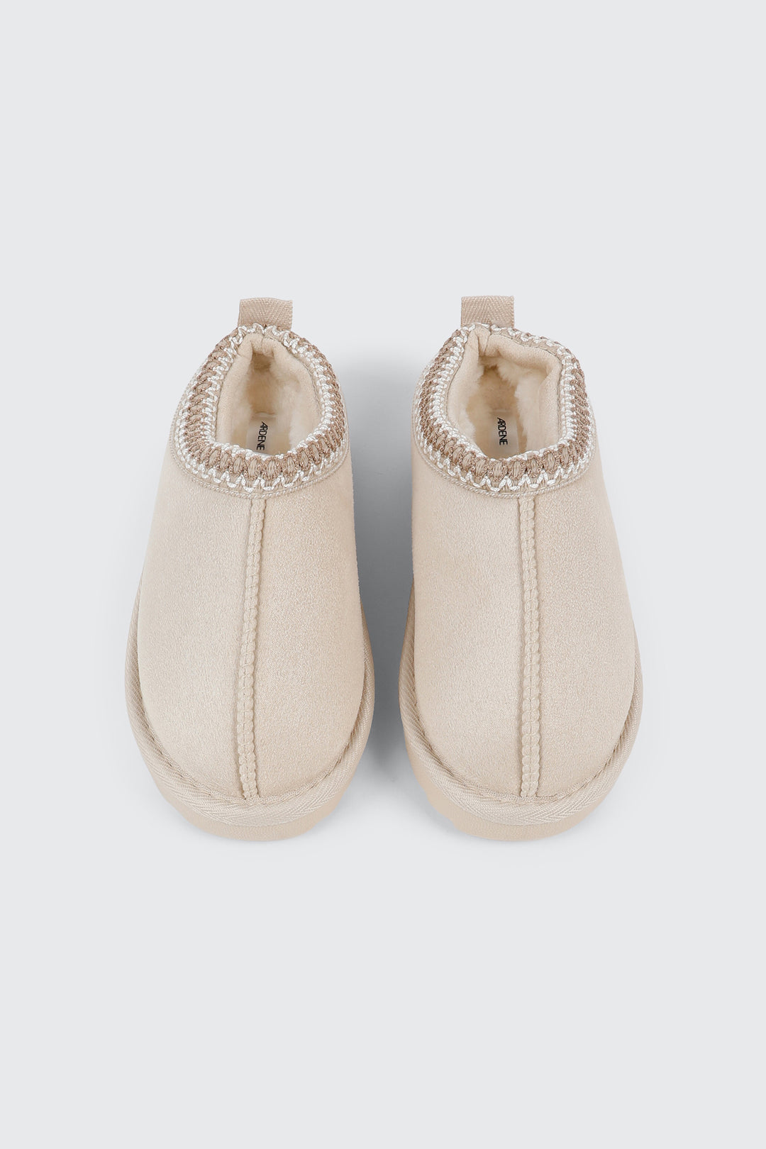 Faux Suede Slip On Mules
