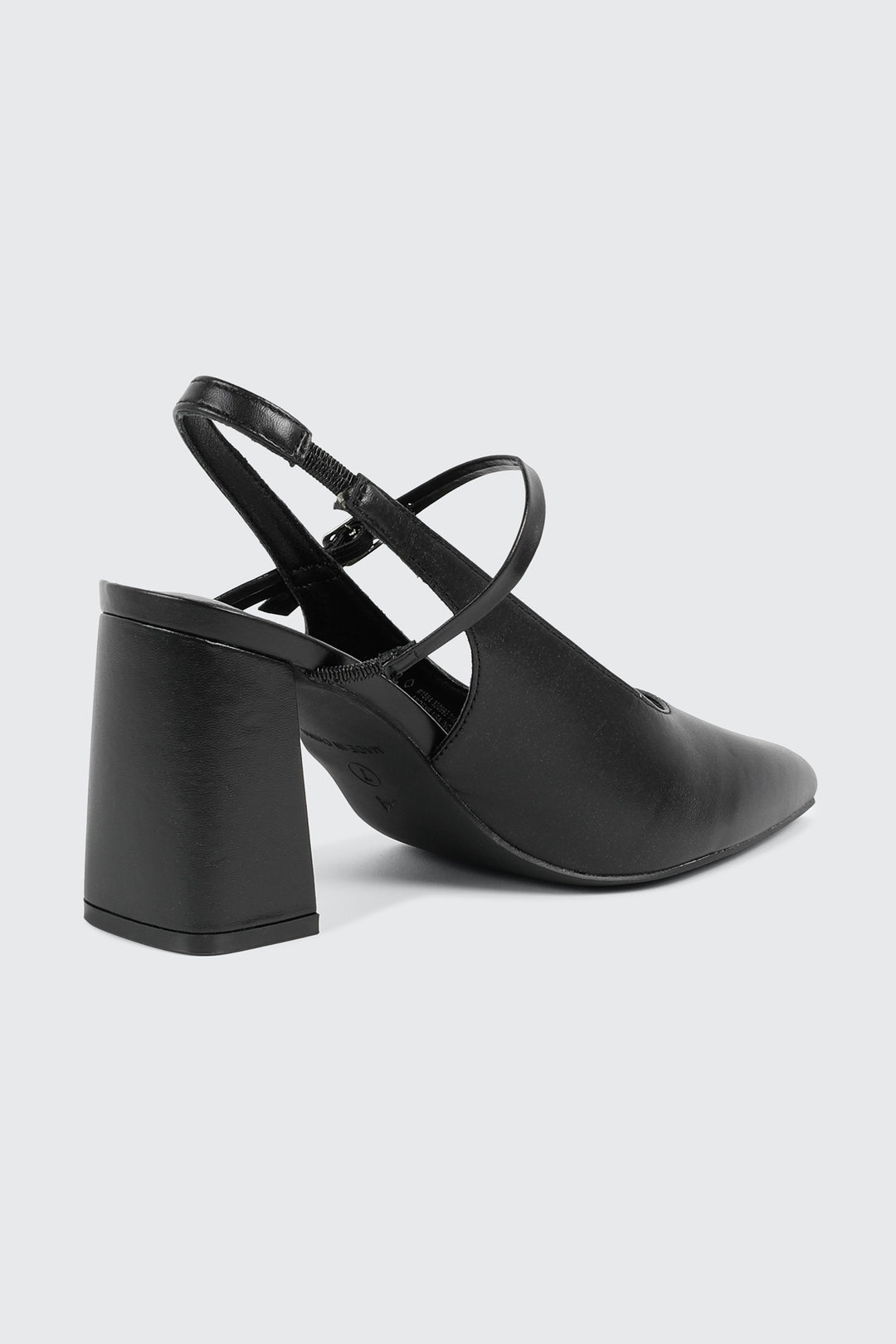 Slingback Block Heel Pumps