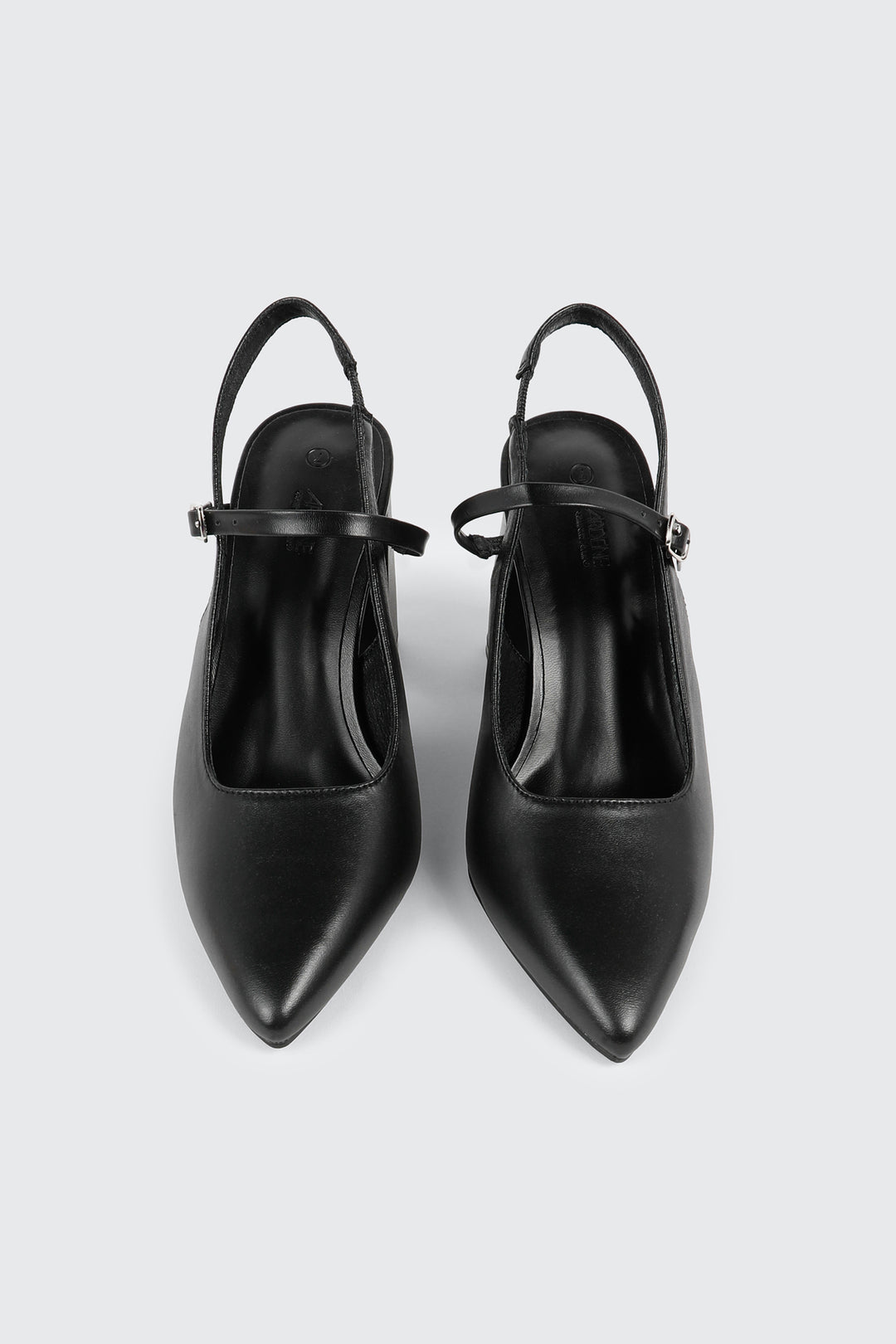 Slingback Block Heel Pumps
