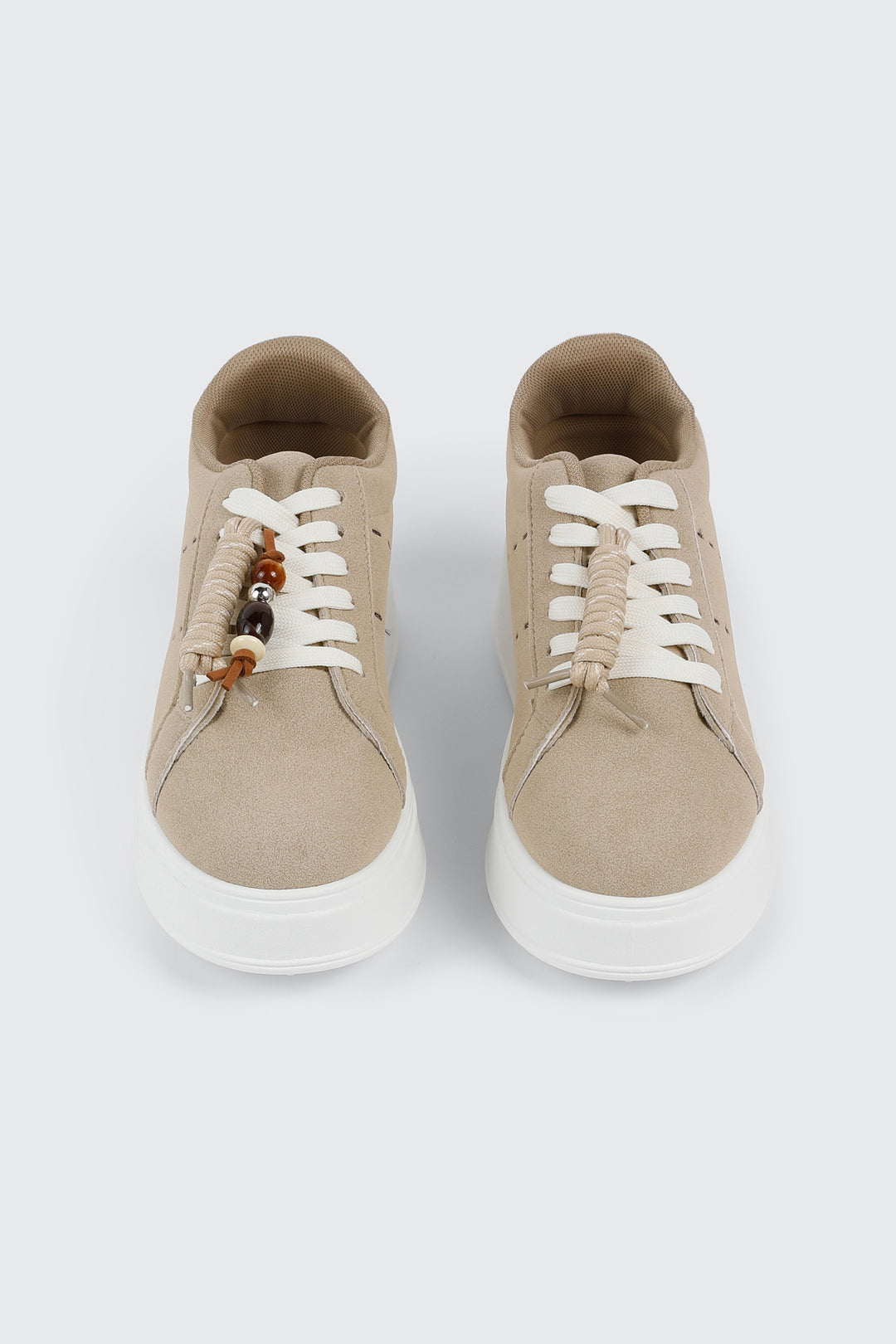 Platform Sneakers with Removable Charm