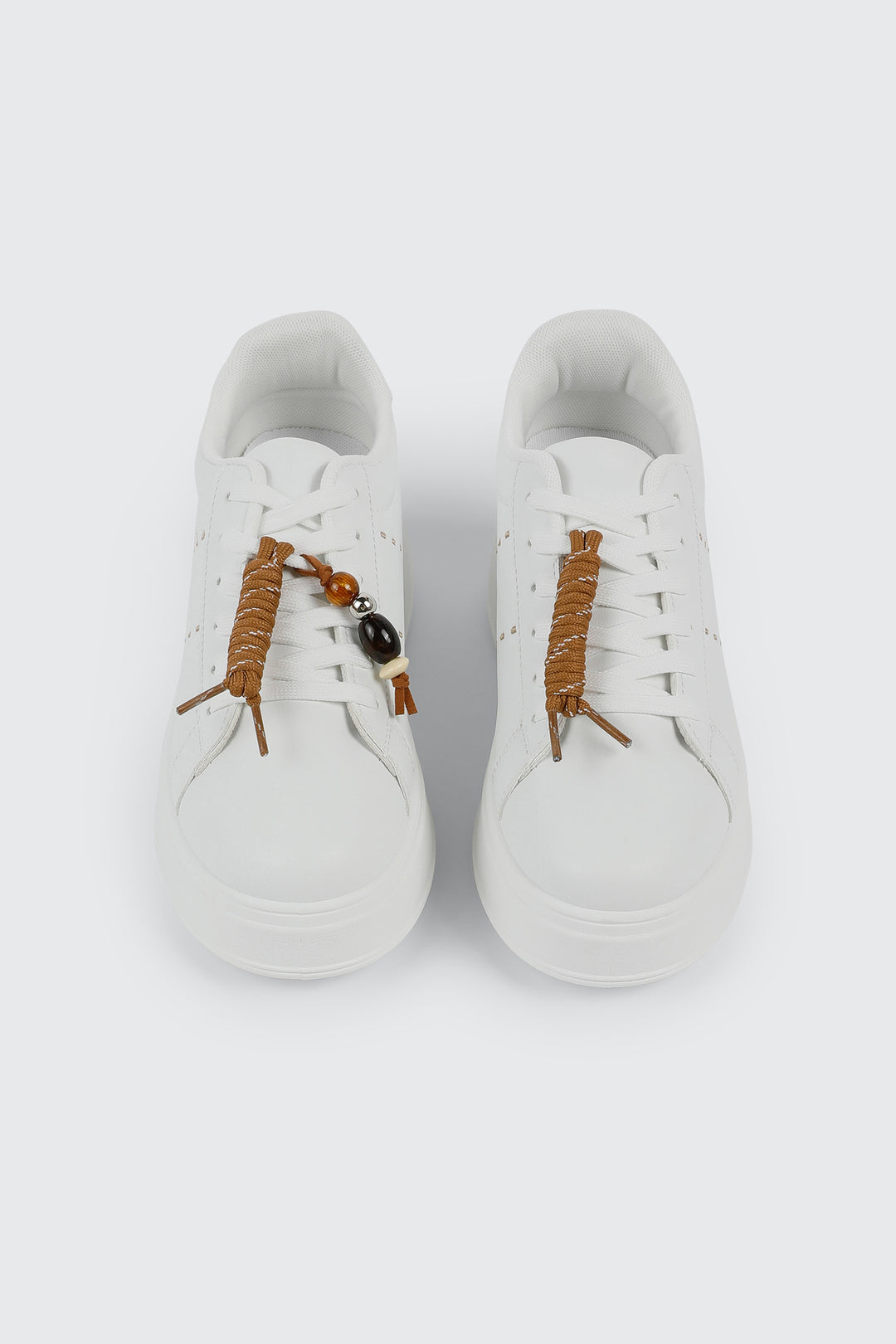 Espadrilles à plateforme à breloque amovible